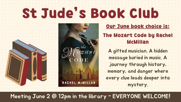 St Jude's Book Club - Tue, June  2