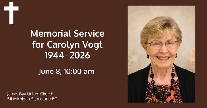 Memorial Service for Carolyn Vogt