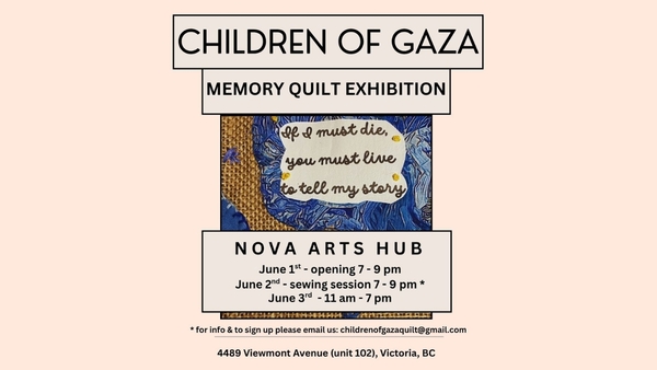 Children of Gaza: Memory Quilt Exhibition