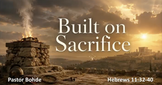 "Built On Sacrifice"