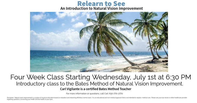 Relearn to See