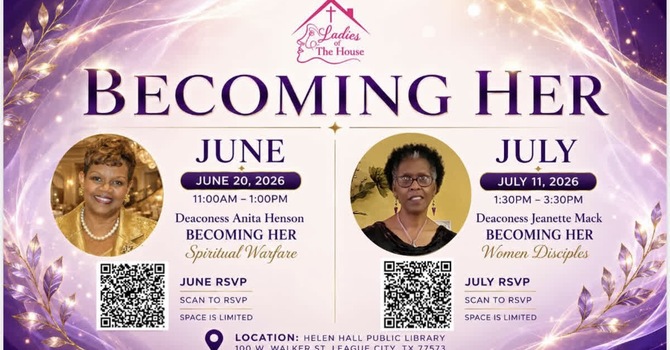 Women's Ministry Series "Becoming Her"