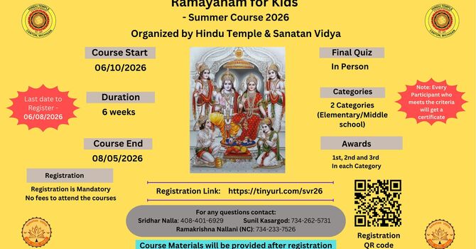 Kids Ramayana Summer class