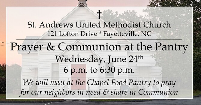 Prayer & Communion at the Pantry