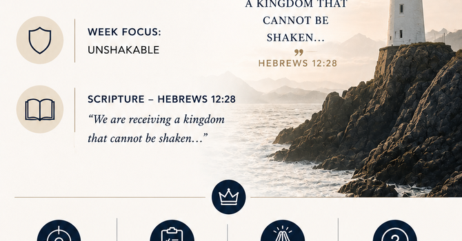 SUNDAY REFLECTION - Unshakable  image