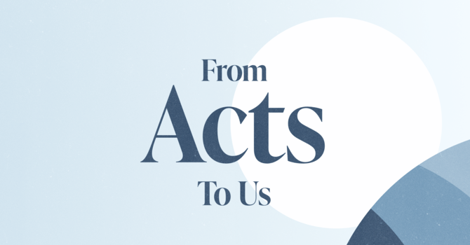 From Acts to Us: Making Room and Sharing Stories
