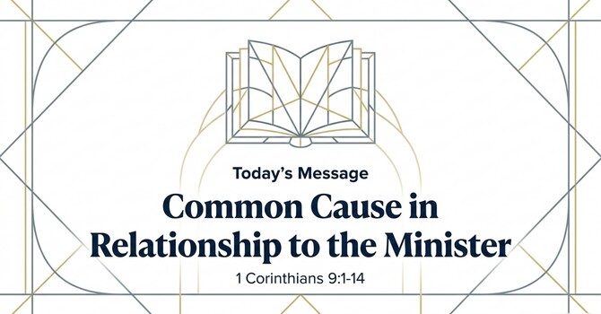 Common Cause in Relationship to the Minister