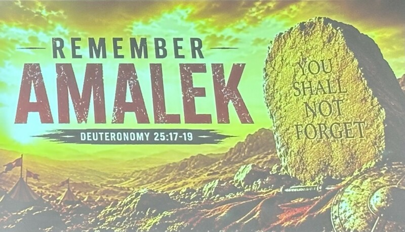 Remember Amalek