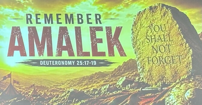 Remember Amalek