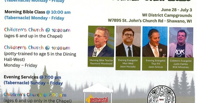 WI District United Pentecostal Church Family Camp