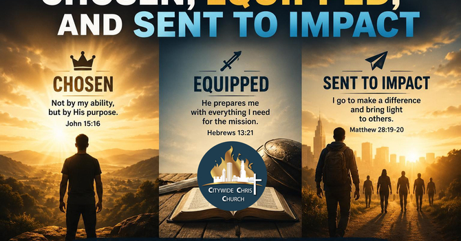 CHOSEN, EQUIPPED, AND SENT TO IMPACT