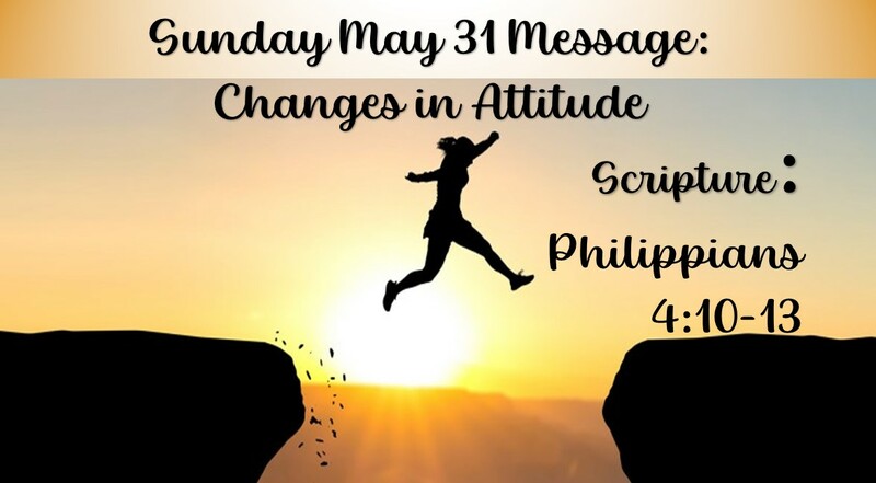 Sunday May 31 Message