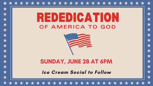 Rededication of America to God