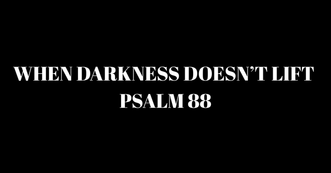 When the Darkness Doesn't Lift | Michael Adams