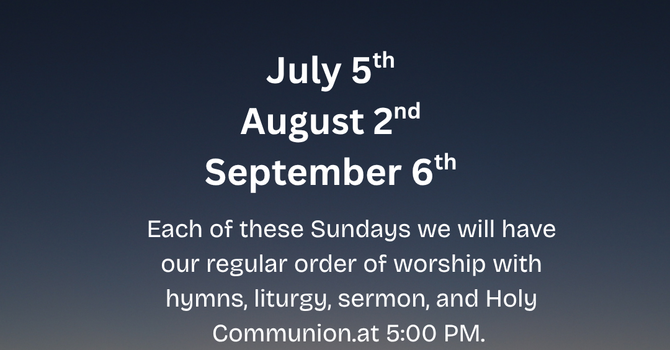 Summer Evening Worship