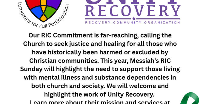 Reconciling in Christ Sunday 2026
