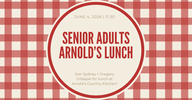 Senior Adults Lunch