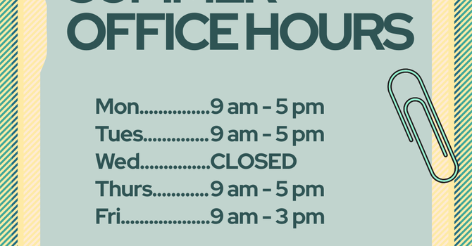 Summer Office Hours! image