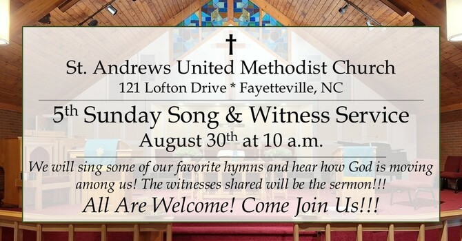5th Sunday Song & Witness Service