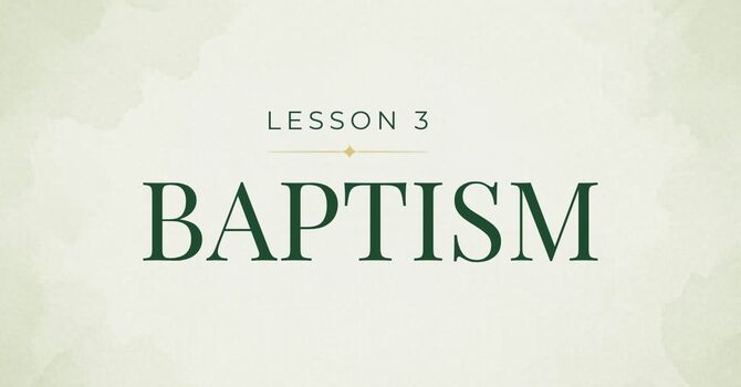 Baptism