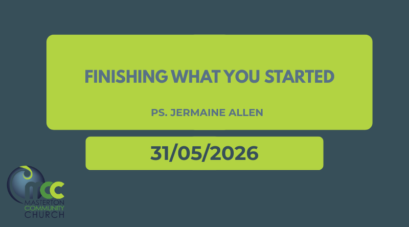 Finishing What You Started