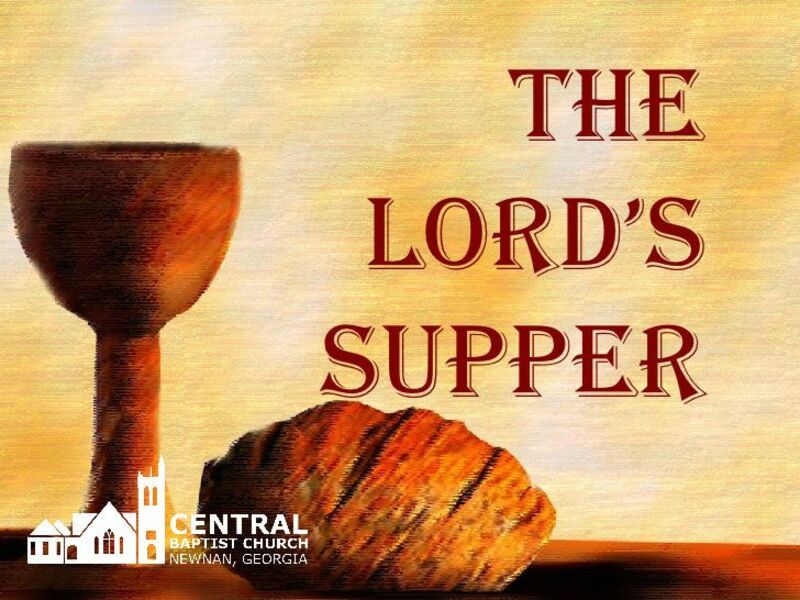 "Preparing Our Hearts for the Lord's Table" P.M. Service