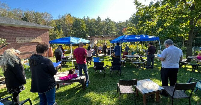 Outdoor Sunday Service
