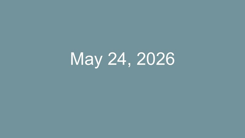 May 24, 2026