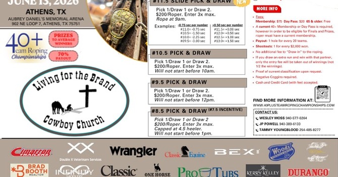 40+ Team Roping Championships