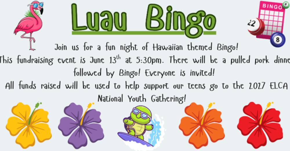 Luau Bingo