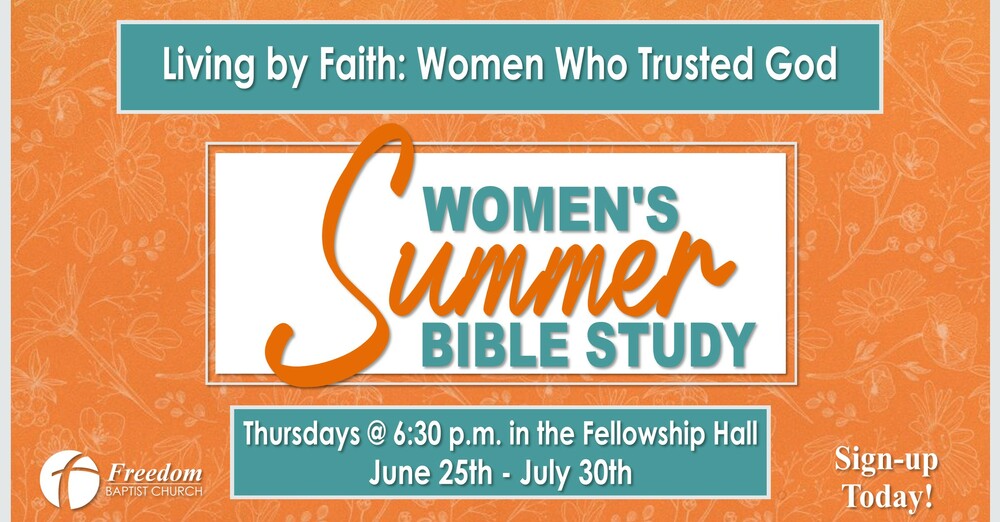 Women's 6-week Summer Bible Study