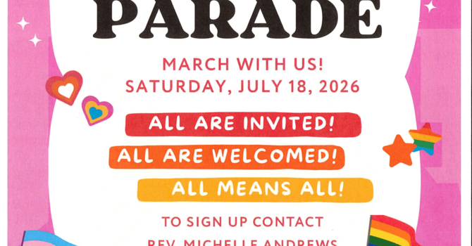 PRIDE PARADE-SOUTH DISTRICT UNITED METHODIST CHURH