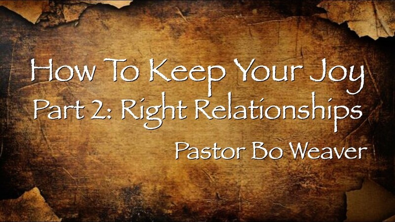 How to Keep Your Joy Part 2