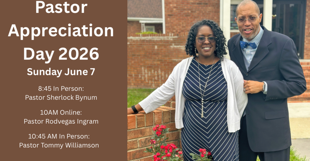 Pastor Appreciation & Anniversary Day 2026