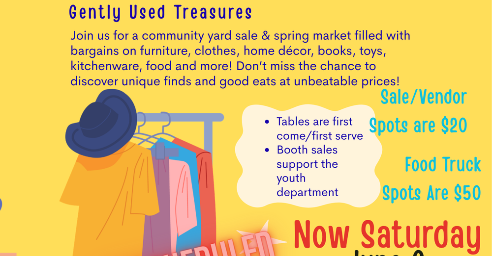 Spring Market/ Community Yard Sale