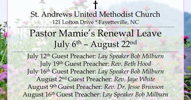 Pastor Mamie's Renewal Leave