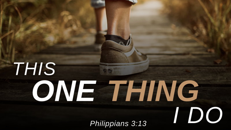 This One Thing I Do