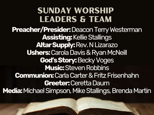 Leading us in Worship