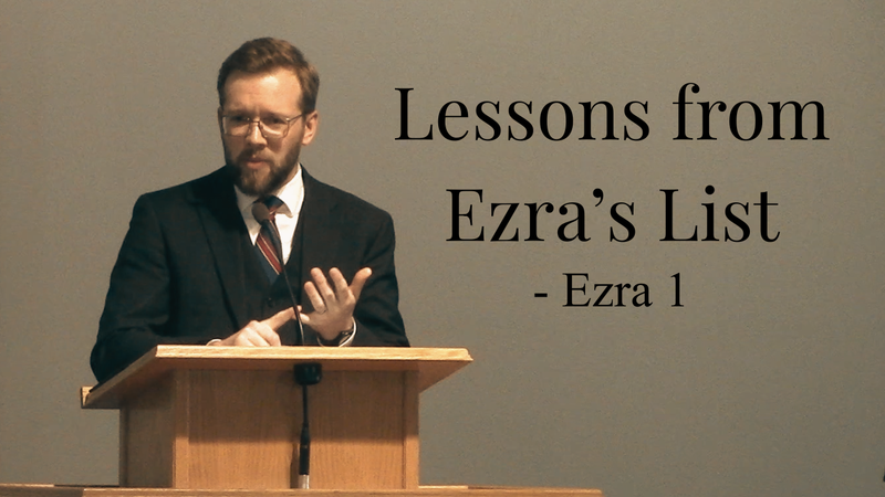 Lessons from Ezra's List 