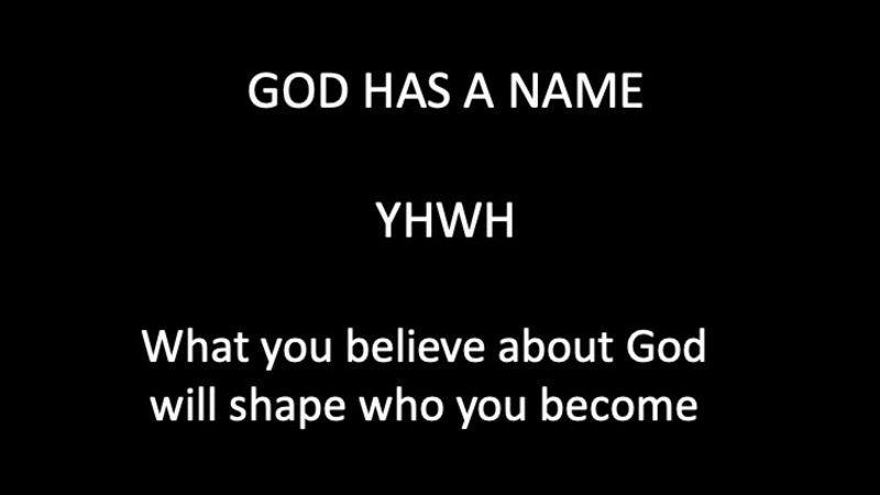 God Has A Name part 1