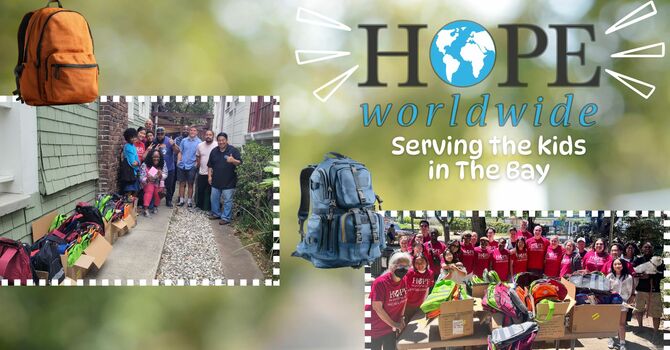 HOPE worldwide Backpack Drive