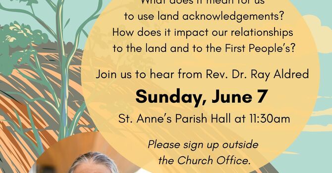 Acknowledging the Land as People of Faith