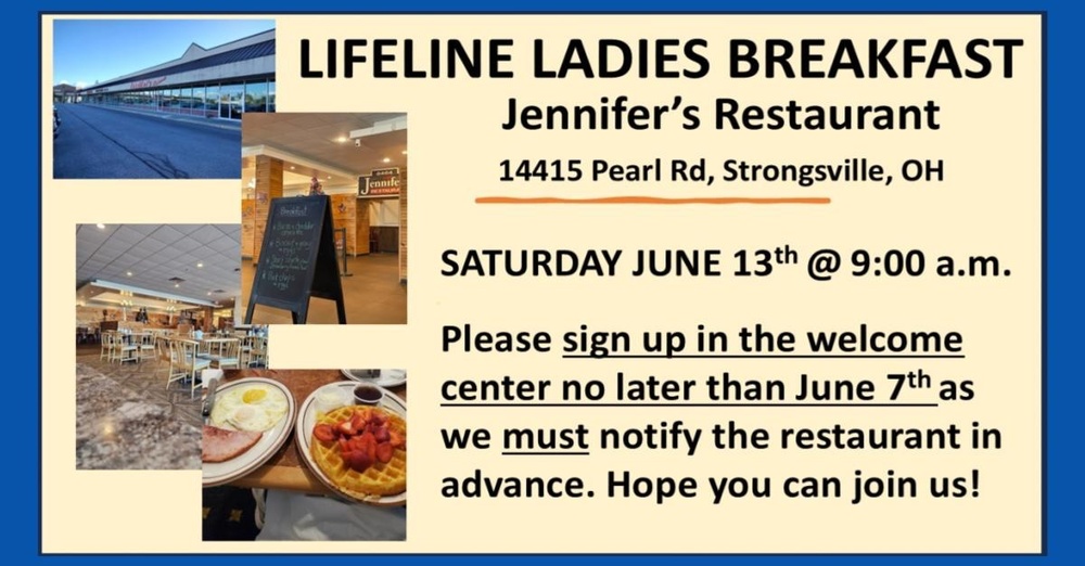 LifeLine Ladies Breakfast