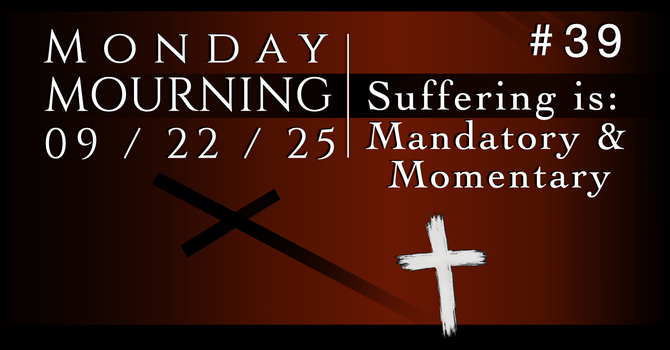 Suffering is: Mandatory & Momentary image