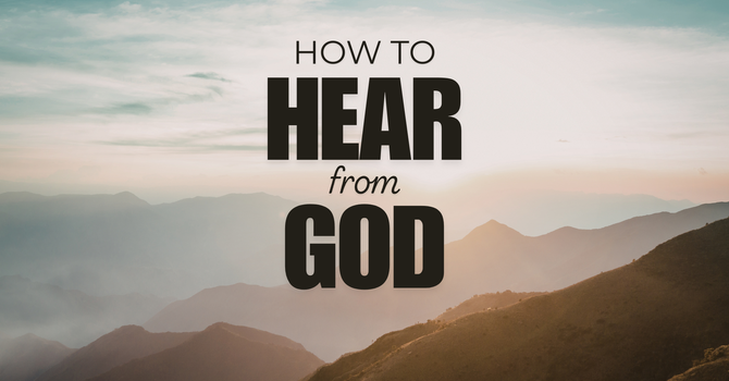 How to Hear from God image
