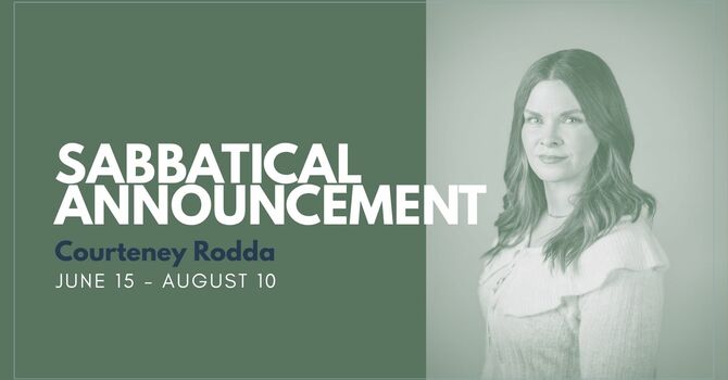 Sabbatical Announcement