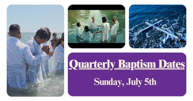 Interested in Water Baptism?
