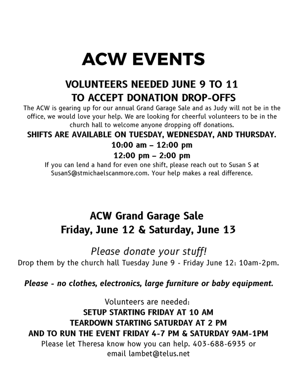 ACW Events