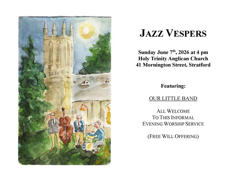 Jazz Vespers - Sunday June 7th at 4pm