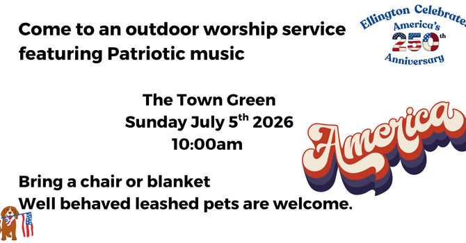 Outdoor Patriotic Service